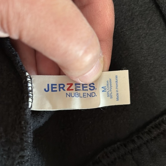 Women’s Jerzee Size M University of Iowa Logo Black Sweat Pants Elastic Waist - Picture 3 of 5